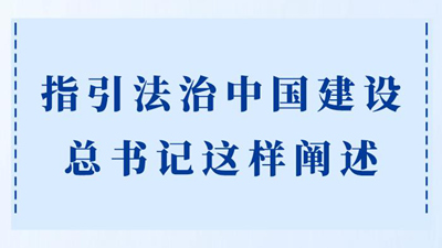 指引法治中國建設，總書記這樣闡述